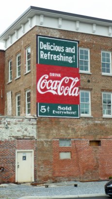 Coca-Cola (recently repainted), Johnson City